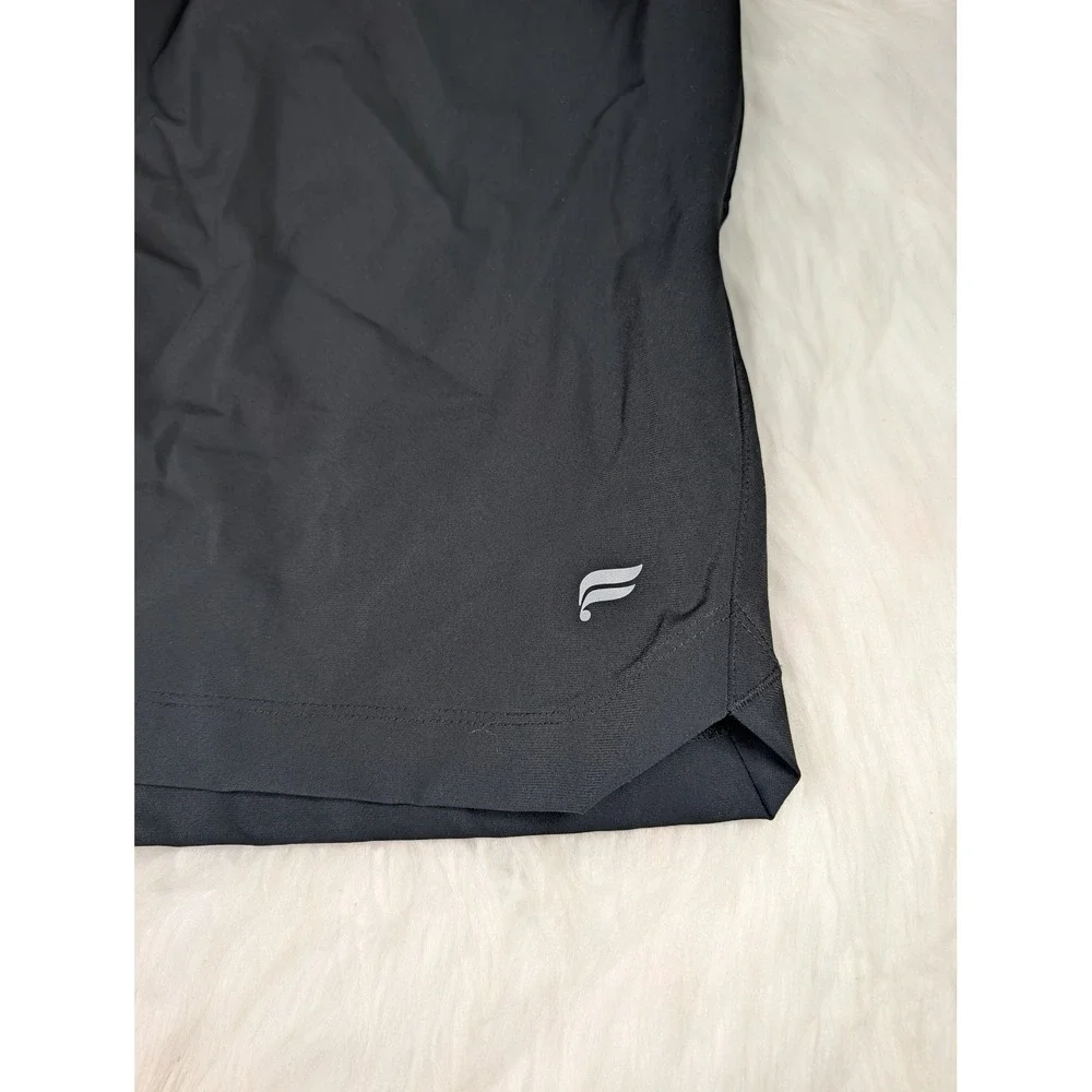 Fabletics Athletic Shorts Men Large Black 7 Inch Inseam Zipper Pocket SO2252189
